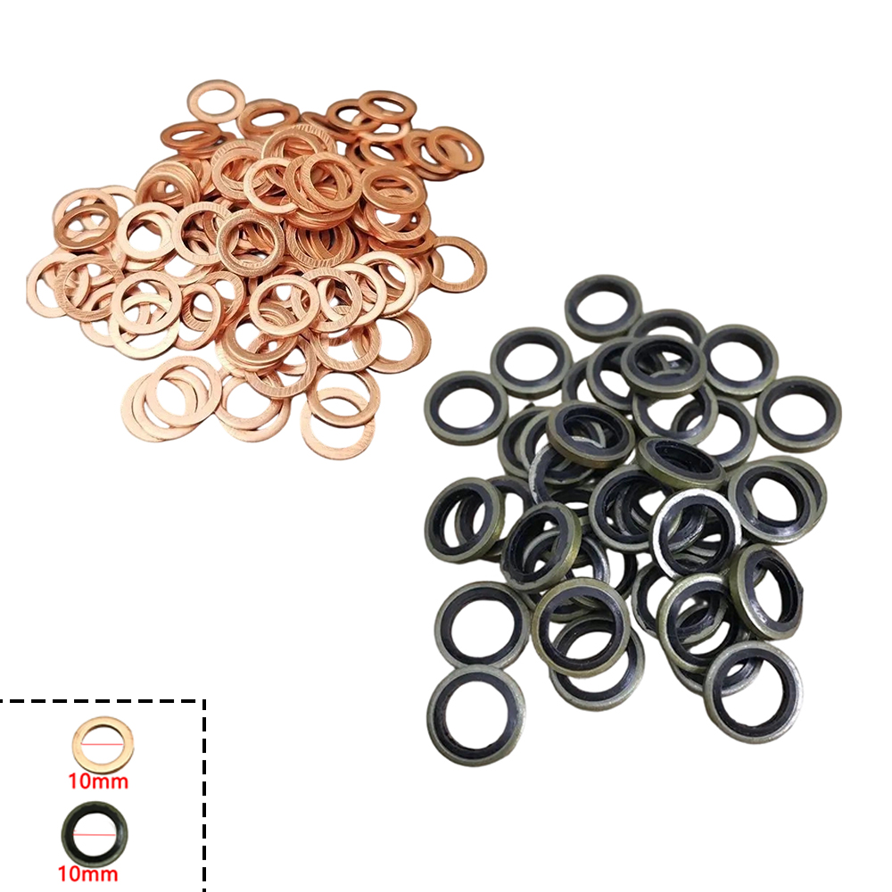 M10 Copper Sealing Washer Moto - Front Rear Brake Caliper Bracket Kit recension och pris