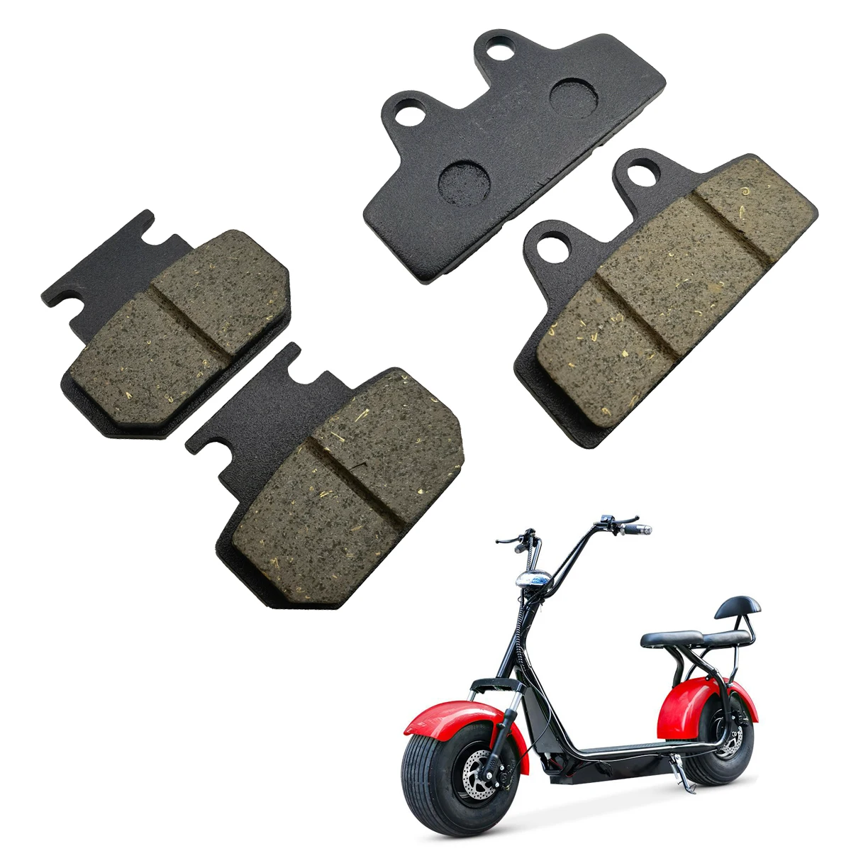 Brake Pad Of Citycoco Electric - Front Rear Brake Caliper Bracket Kit recension och pris