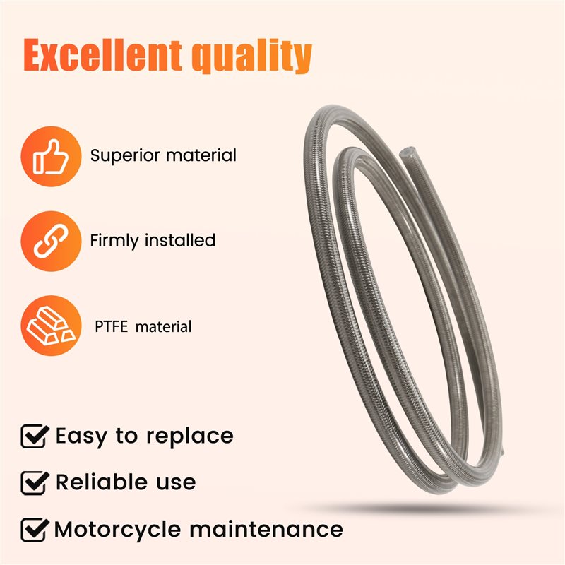 AB56-Motorcycle AN3 1M Braided - Brake Line Motorcycle recension och pris
