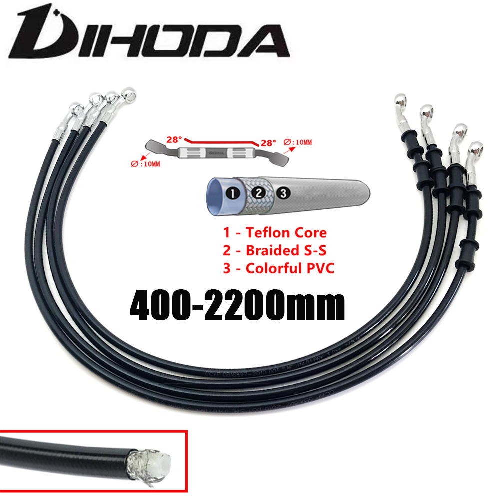 400-2200mm Motorcycle Hydrauli - Motorcycle Brake Cable recension och pris