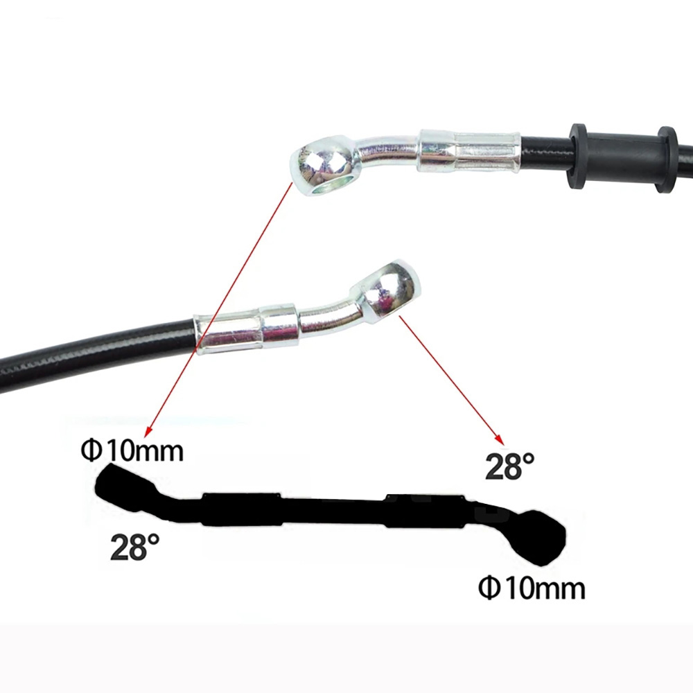 400-2200mm Motorcycle Hydrauli - Motorcycle Brake Cable recension och pris